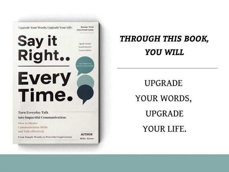 Say It Right, Every Time – Communication Master Guide