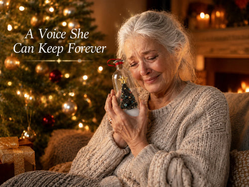 Evorra™ - Personalized Message Ornament That Saves Voices Forever