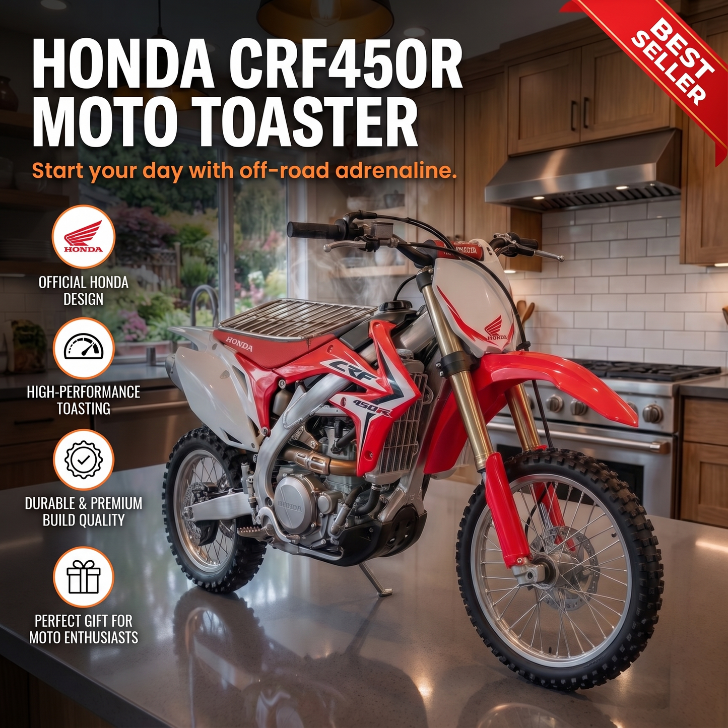 Evorra™ Dirt Bike Toaster
