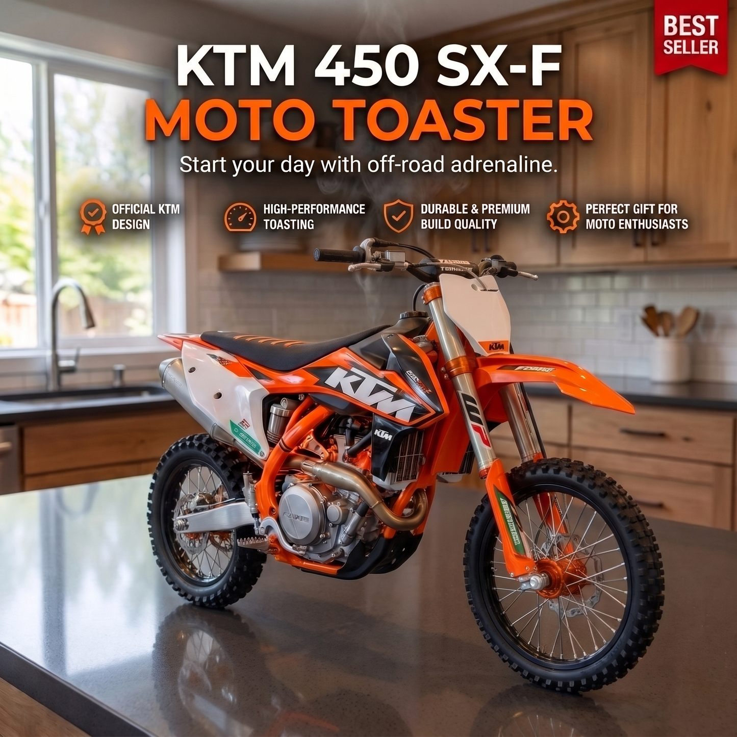 Evorra™ Dirt Bike Toaster